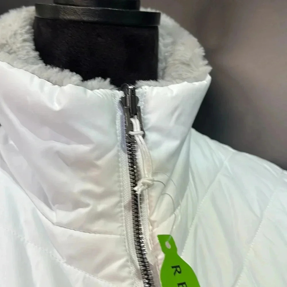 Free Country Cloud Lite Reversible wind resist quilted plush lined jacket/coat - Picture 2 of 14